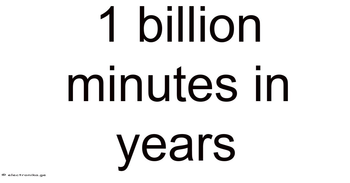 1 Billion Minutes In Years 1-billion-minutes-in-years
